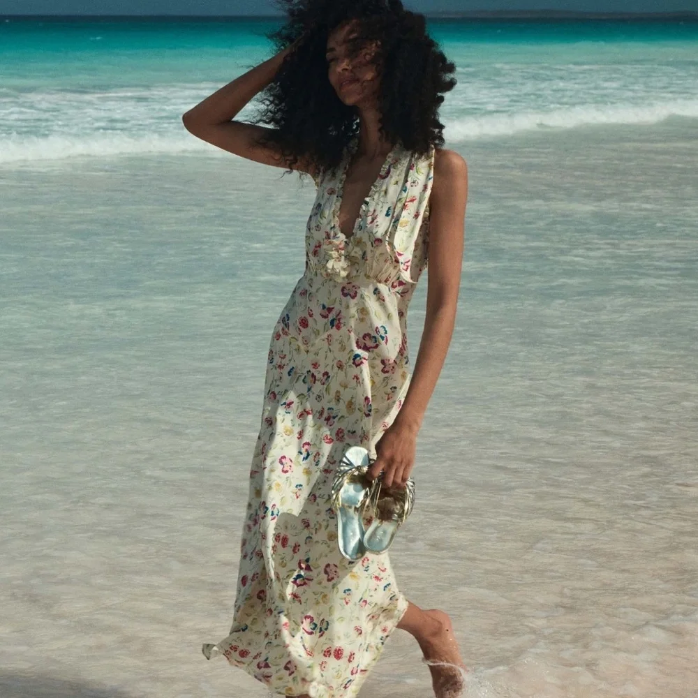 Doen Mazari Dress Wind Sweet Bloom Size XL NWT - Picture 3 of 16